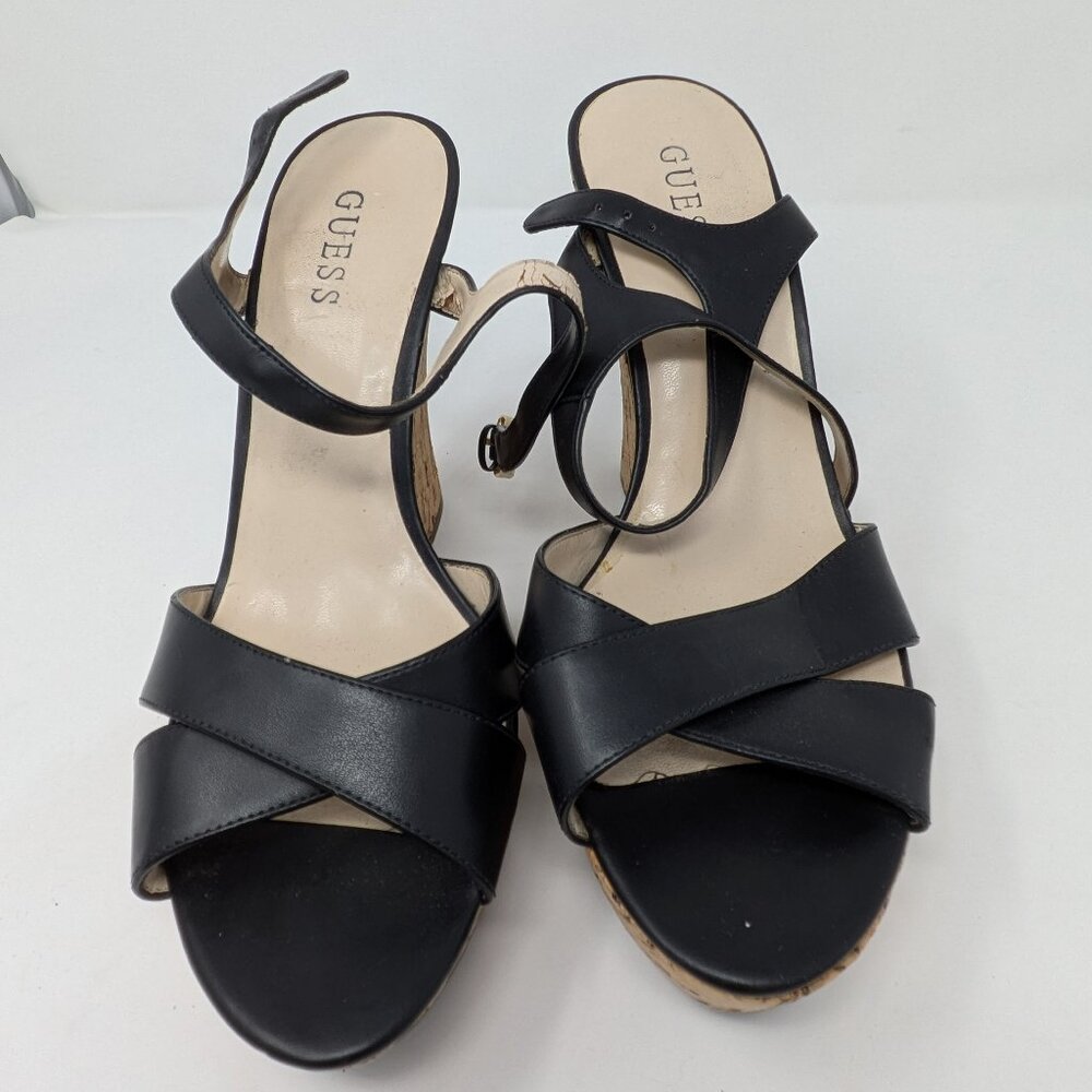 Guess Black Heeled Sandals, 11M
